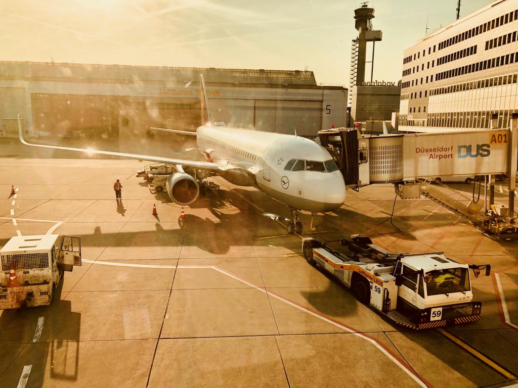 Flieger in Düsseldorf