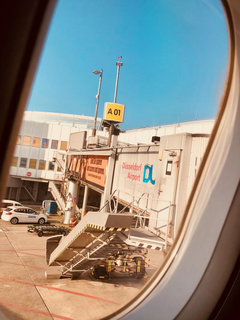 Gleich geht es los... Frankfurt wir kommen