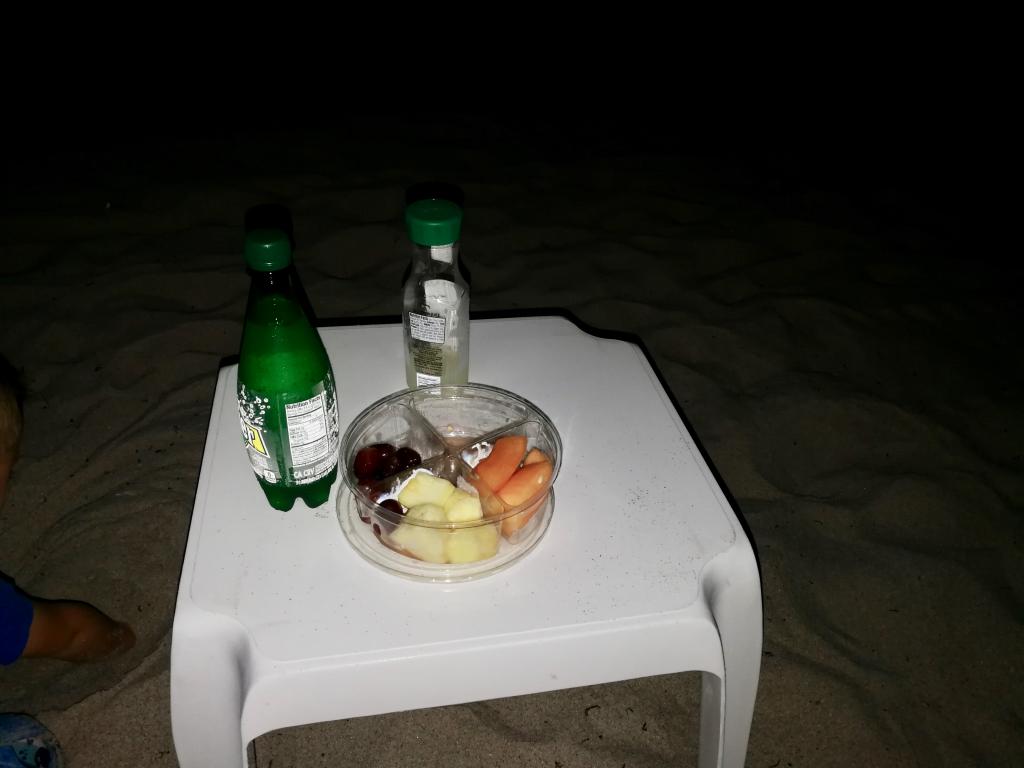 Improvisiertes Frühstück